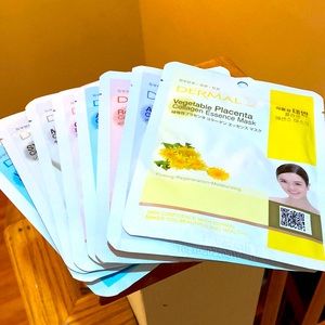 8 Dermal Collagen Essence Masks + 2 Collagen Crystal Eye Mask